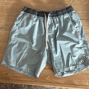 Vuori Light Blue Athletic Shorts